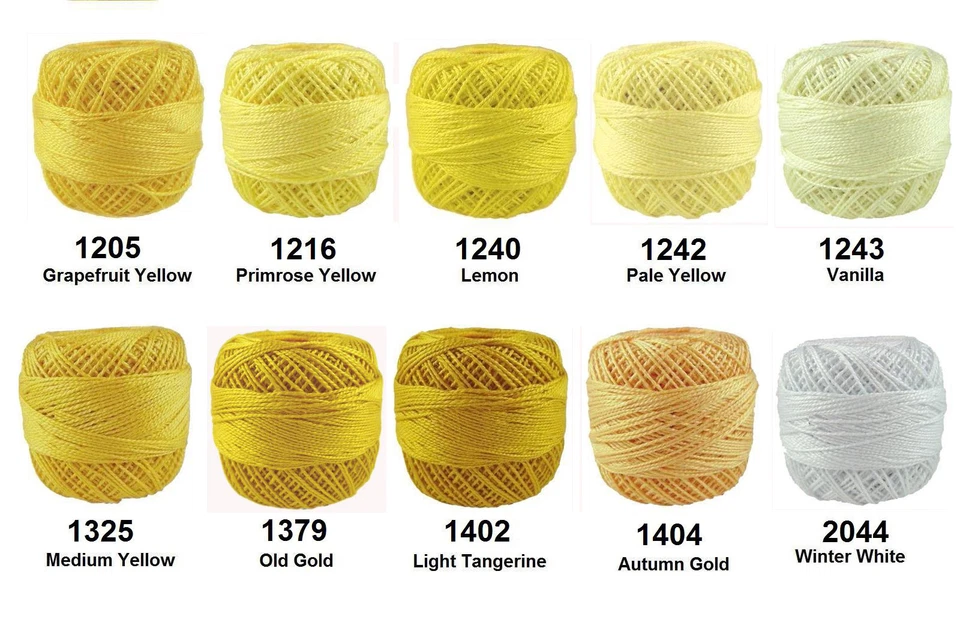 1 x 40m Circulo RUBI Crochet Cotton Hardanger Crewel Embroidery Thread Perle 8 - Image 2 of 4