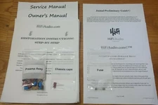 Marantz 3250 preamp rebuild restoration recap service kit fix repair capacitor