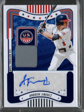 2024 USA Stars Stripes 15U National Team Sign Materials PE Andrew Jimenez Auto