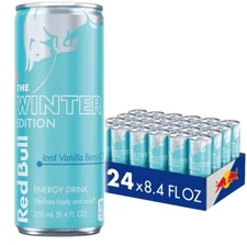 Red Bull Winter Edition Iced Vanilla Berry 24 Pack 8.4 fl oz Each Can
