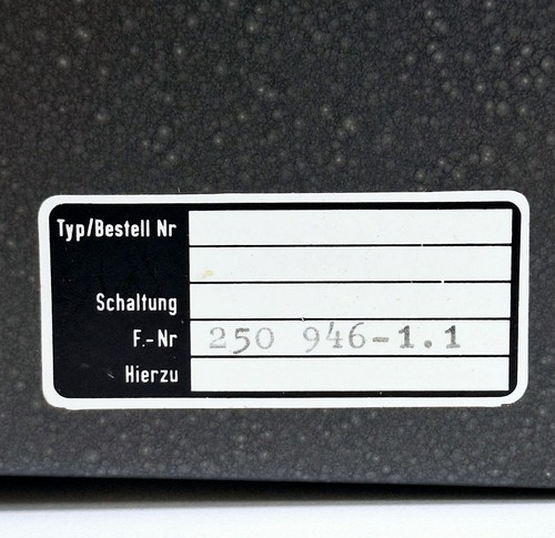 Gossen F.-Nr 250 946-1.1 Equipo Eléctrico Vatímetro 100/110V - Imagen 2 de 12