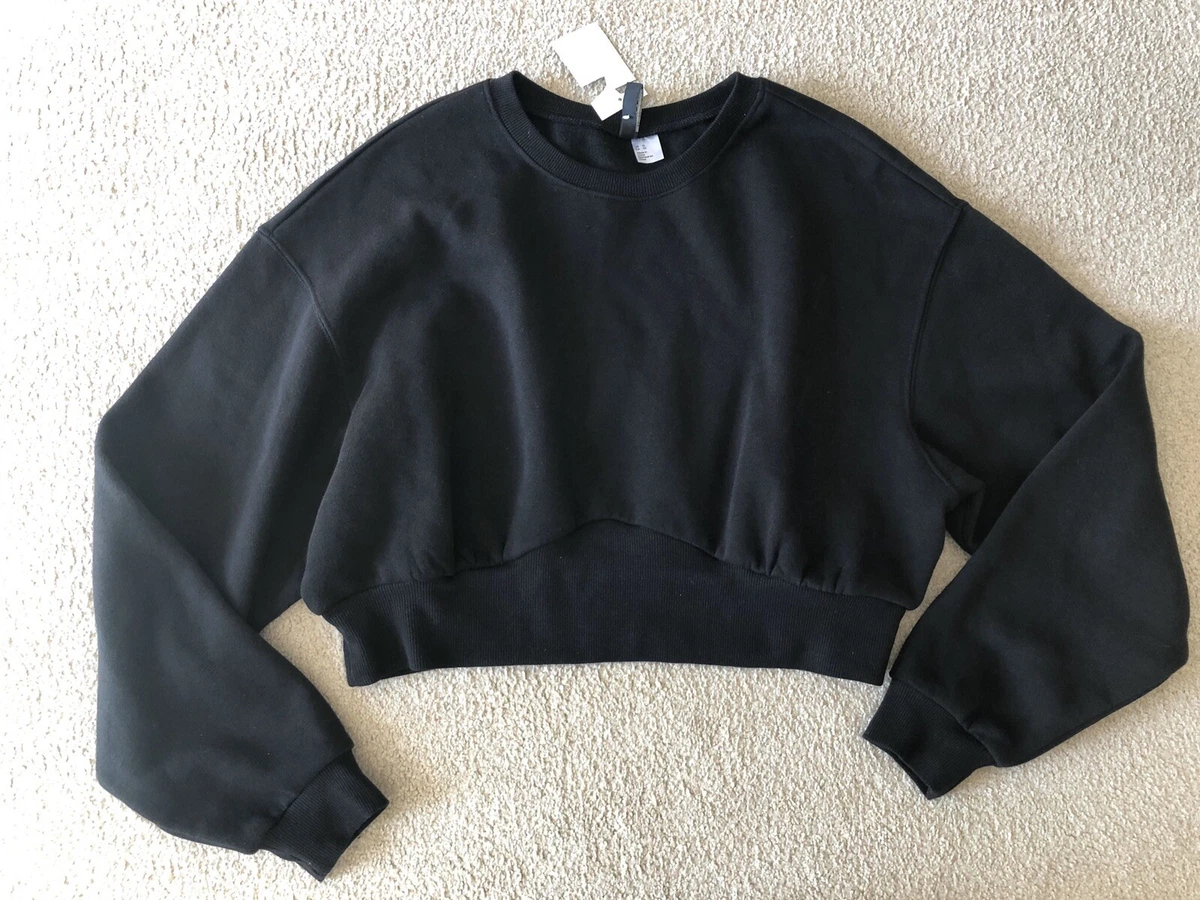 H&m top crop sweatshirt