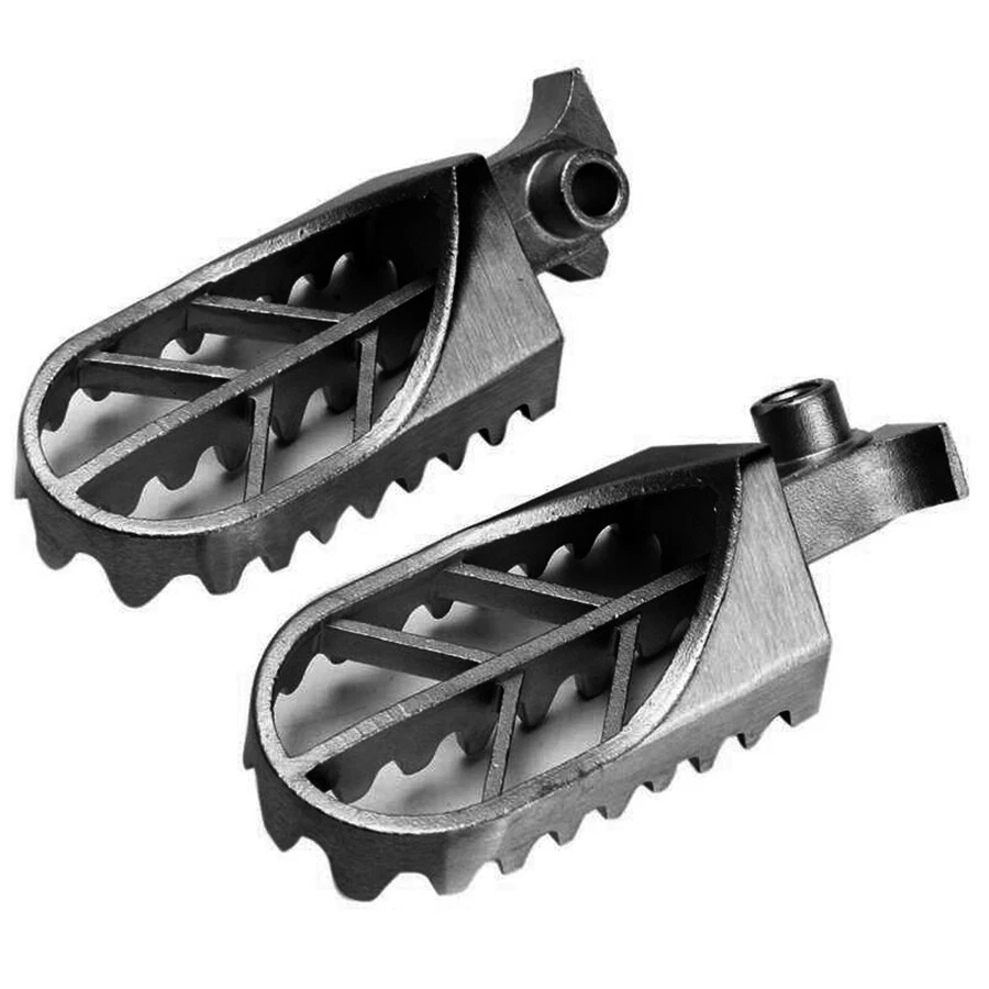 1 Pair Foot Peg Motorcycles Bike Footrest Boards Universal for Honda Yamaha USA - Imagem 4 de 4