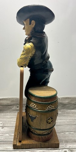 Vaquero occidental vintage "Howdy Partner" con pizarra - envío rápido - Imagen 9 de 10
