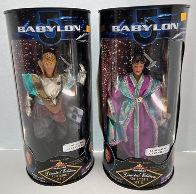 1997 Limited Edition Collector's Series BABYLON 5 Ambassador G kar & Delenn NIP