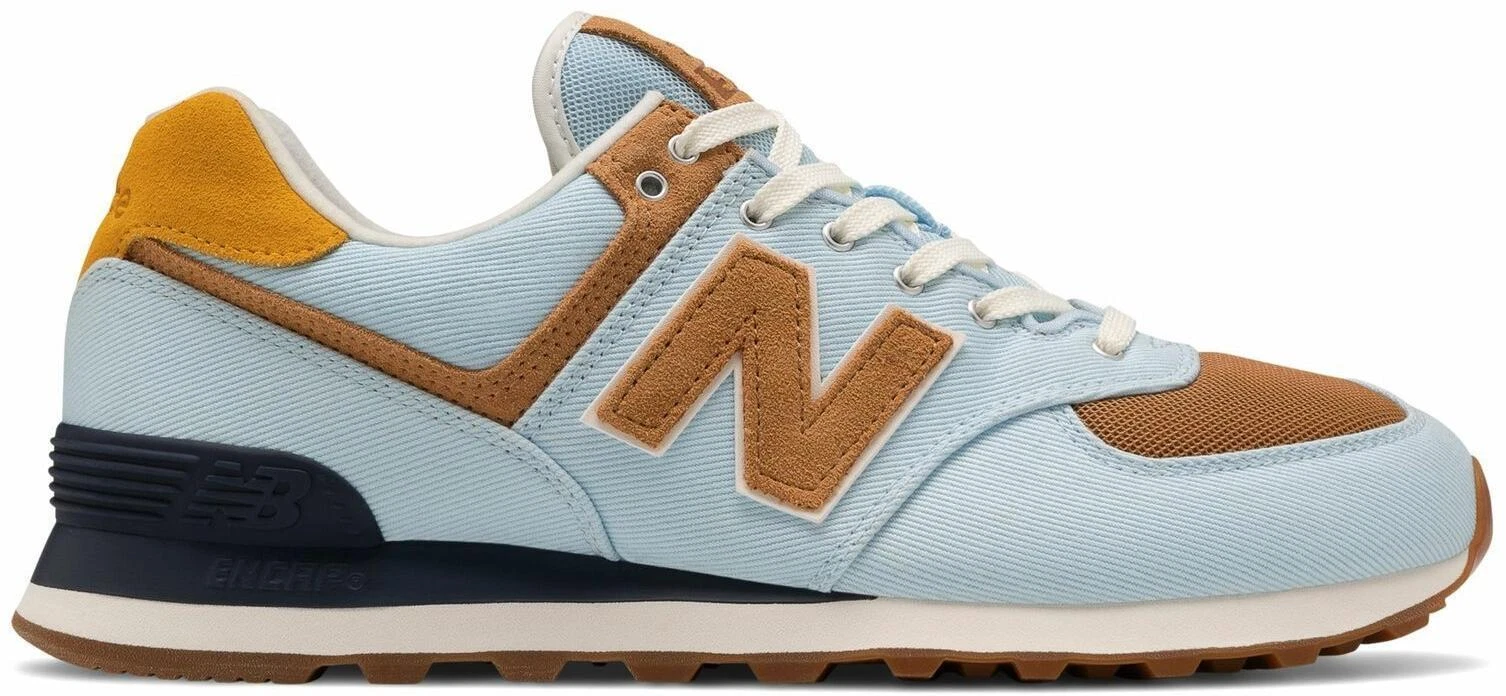 New Balance 574 Aqua Green Orange for Sale | Authenticity  display picture 3