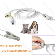 CONTEC Vet Veterinary SpO2 Probe Reusable Sensor For Pulse Oximeter CMS60D VET