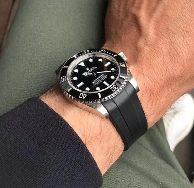 Резиновый ремешок для часов ROLEX DATEJUST DAYTONA SUBMARINER GMT OYSTERFLEX - Изображение 4 из 4