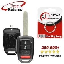 Remote Car Key 3btn Shell Case for 2013 2014 2015 2016 2017 Honda
