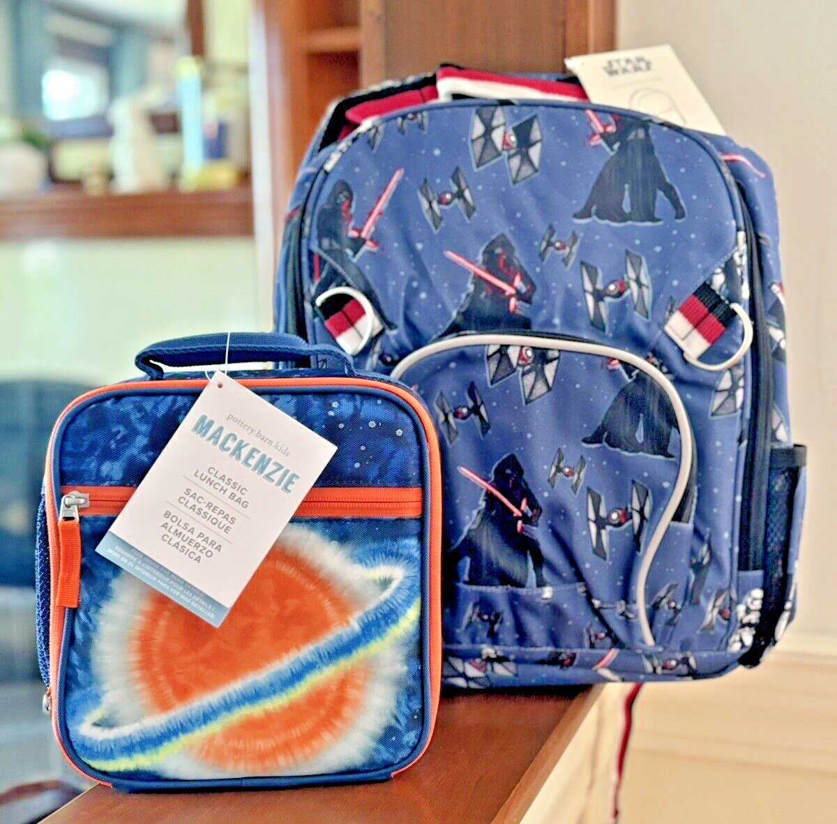 PONY Zaino scuola ceramica fienile Disney STAR WARS ZAINO solo lunch box borsa droide Jedi ? .