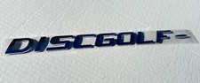 DISCGOLF- EMBLEM CHROME 3D Peel and Stick