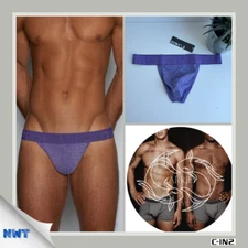 C-IN2 - Hand Me Down - Men's Thong - Percey Purple Heather (M)