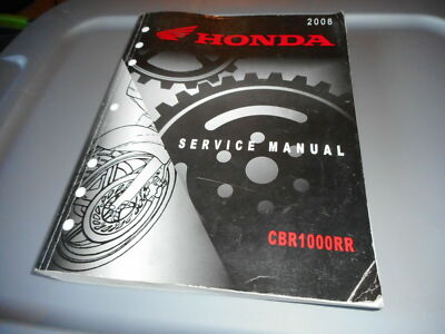 Honda CBR1000RR CBR 1000RR 2008 OEM Service manual | eBay
