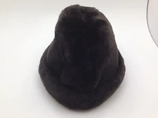 Vintage Nurseys Sheepskin Fur Hat Hand Made In England Medium