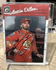 Signed Austin Dillon 2023 Donruss Retro Optic #63 - Autograph