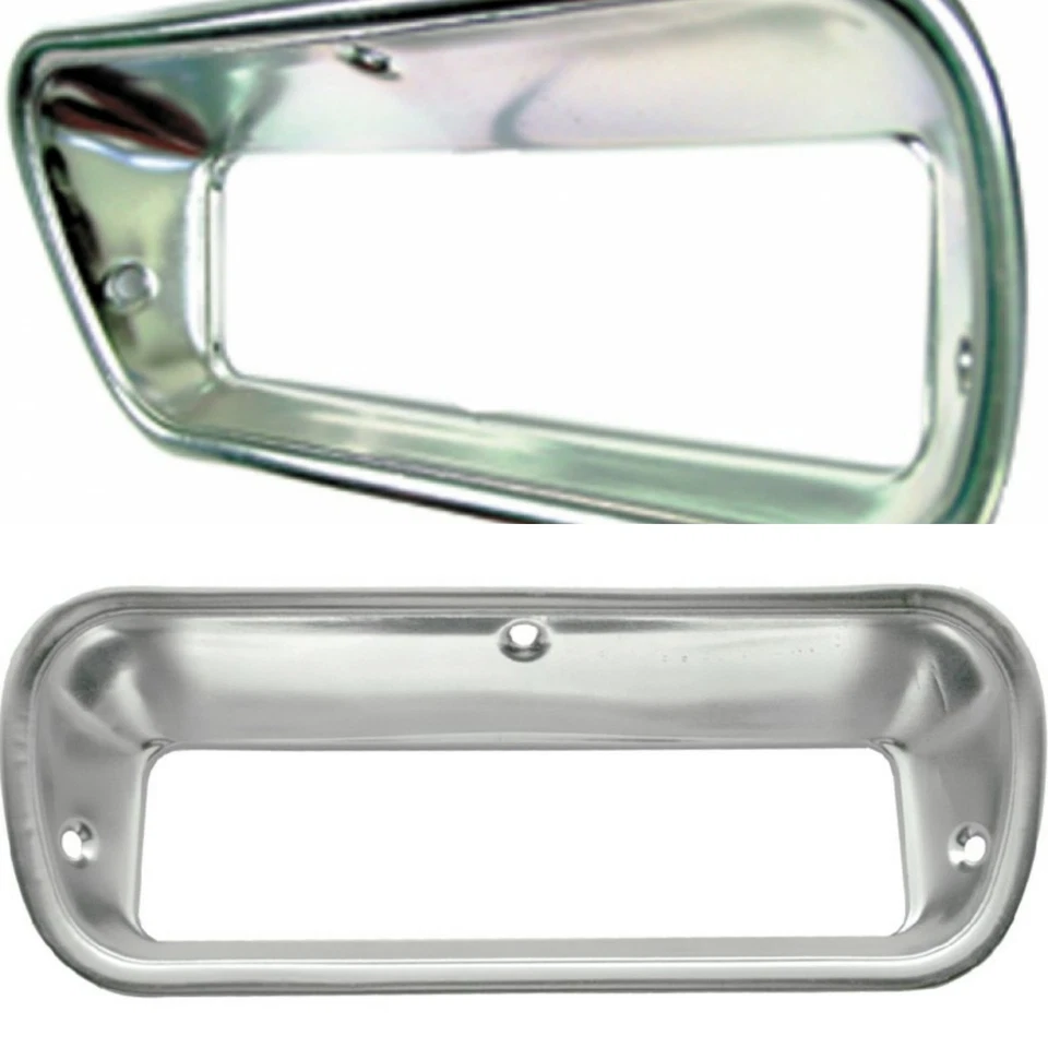 Juego de lámpara de estacionamiento LED, bisel, juntas LED intermitente 1960-66 camioneta Chevy United Pacific Foto 4 de 4