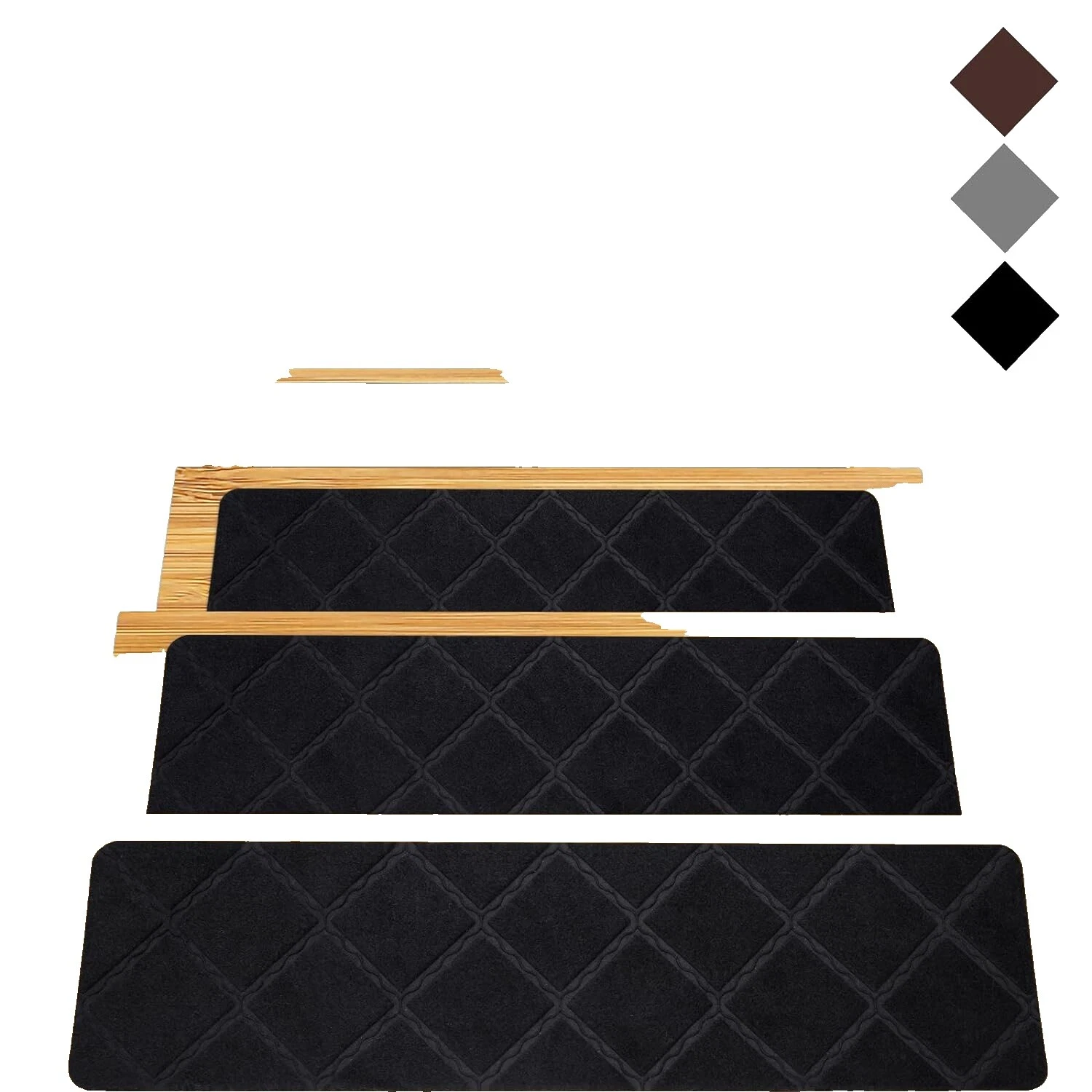 Corredor De Rayas Alfombras de escaleras