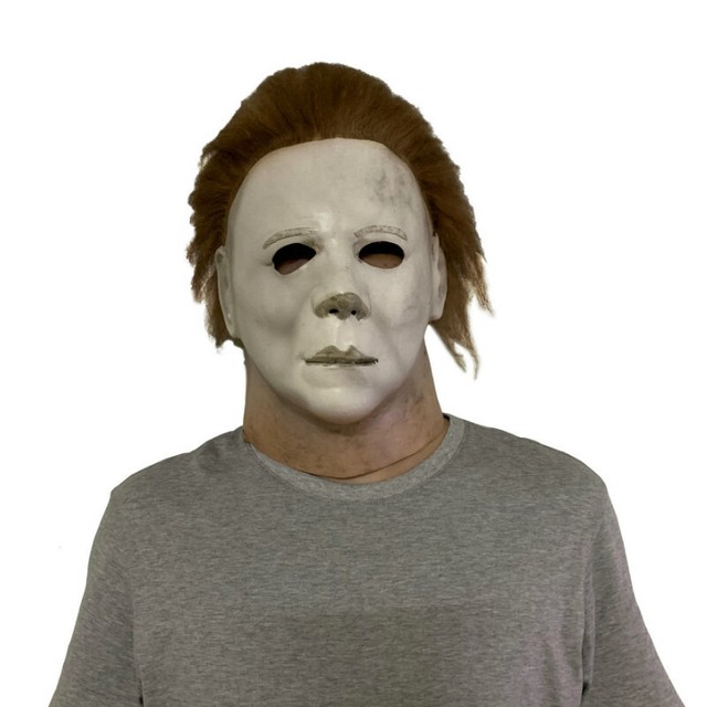 Halloween Michael Myers Mask 1978 Latex Wool Flocking Wig Party Costume