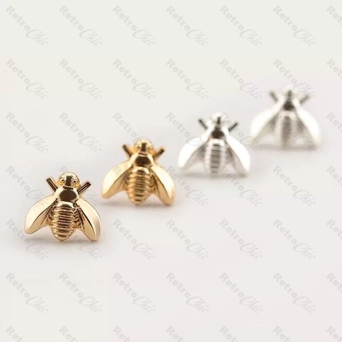 Silver or Gold Tiny Honey Bee Bumblebee 