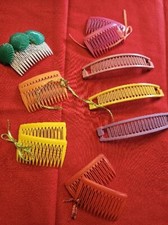 Vintage Hair Banana Clips Assorted Comb Clips
