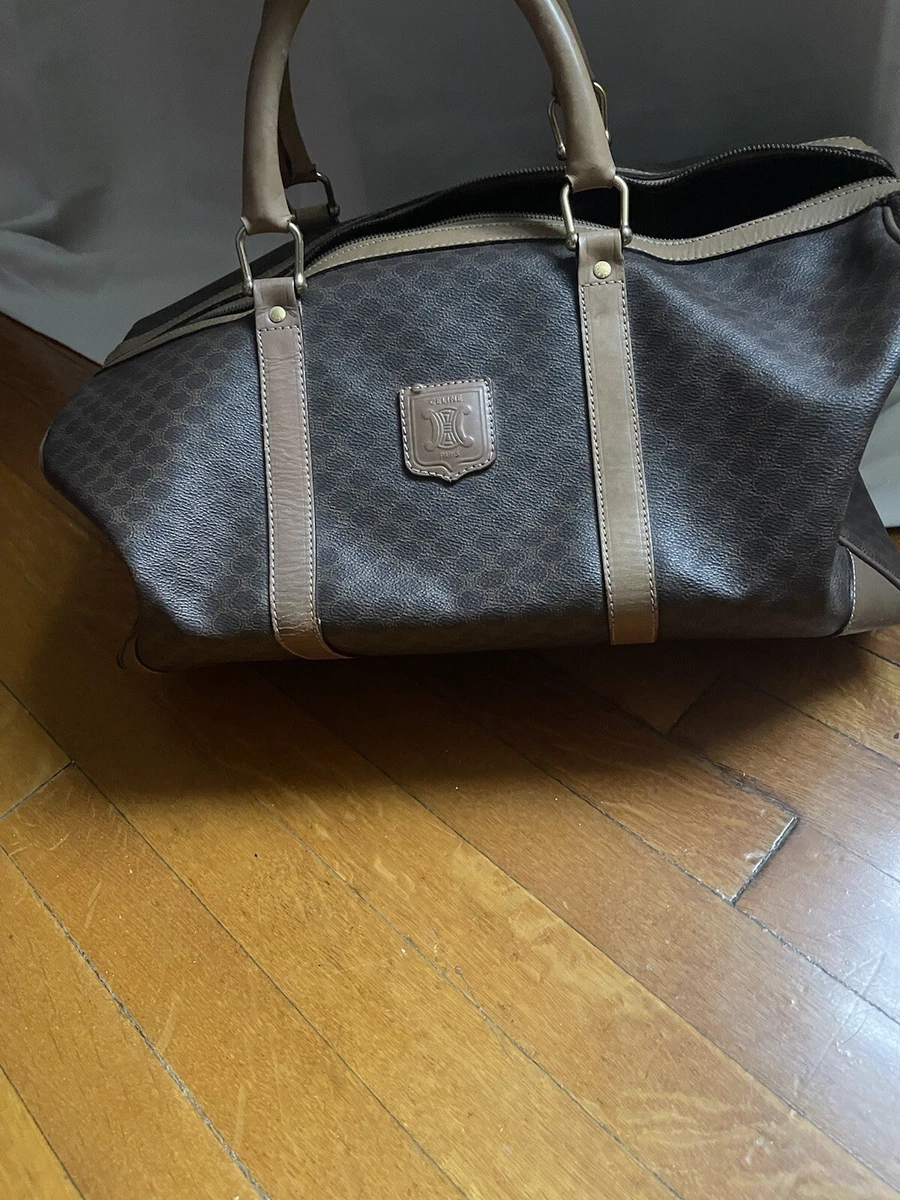 Celine, Bags, Celinemacadam Boston Bag