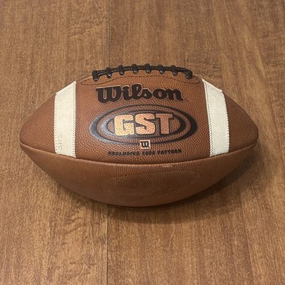Wilson GST Leather Football F1003 NCAA Collegiate NFHS 1005 USA DOESNT HOLD AIR
