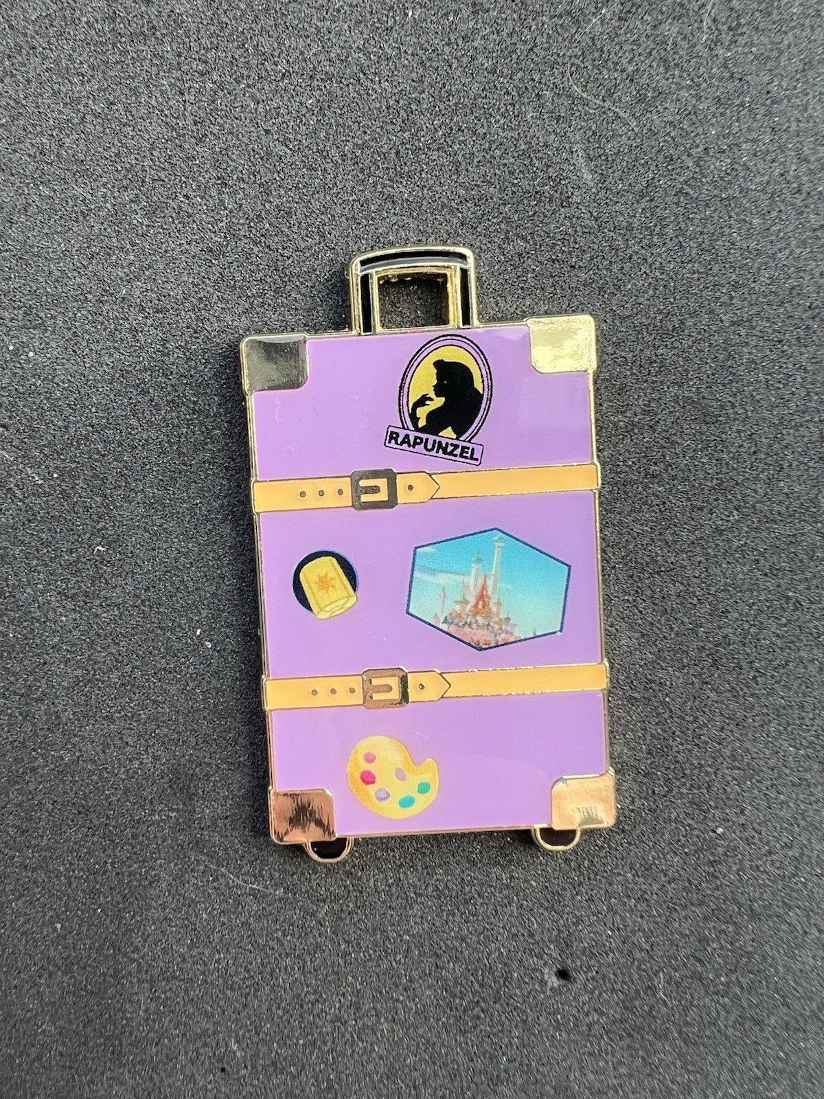 Loungefly Disney Princess Luggage Suitcase Mystery Pin Rapunzel Tangled Castle