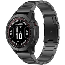 22mm Titanium Bands for Garmin Fenix 5/6/7/8/Fenix 47mm, Quick Fit Metal Stra...