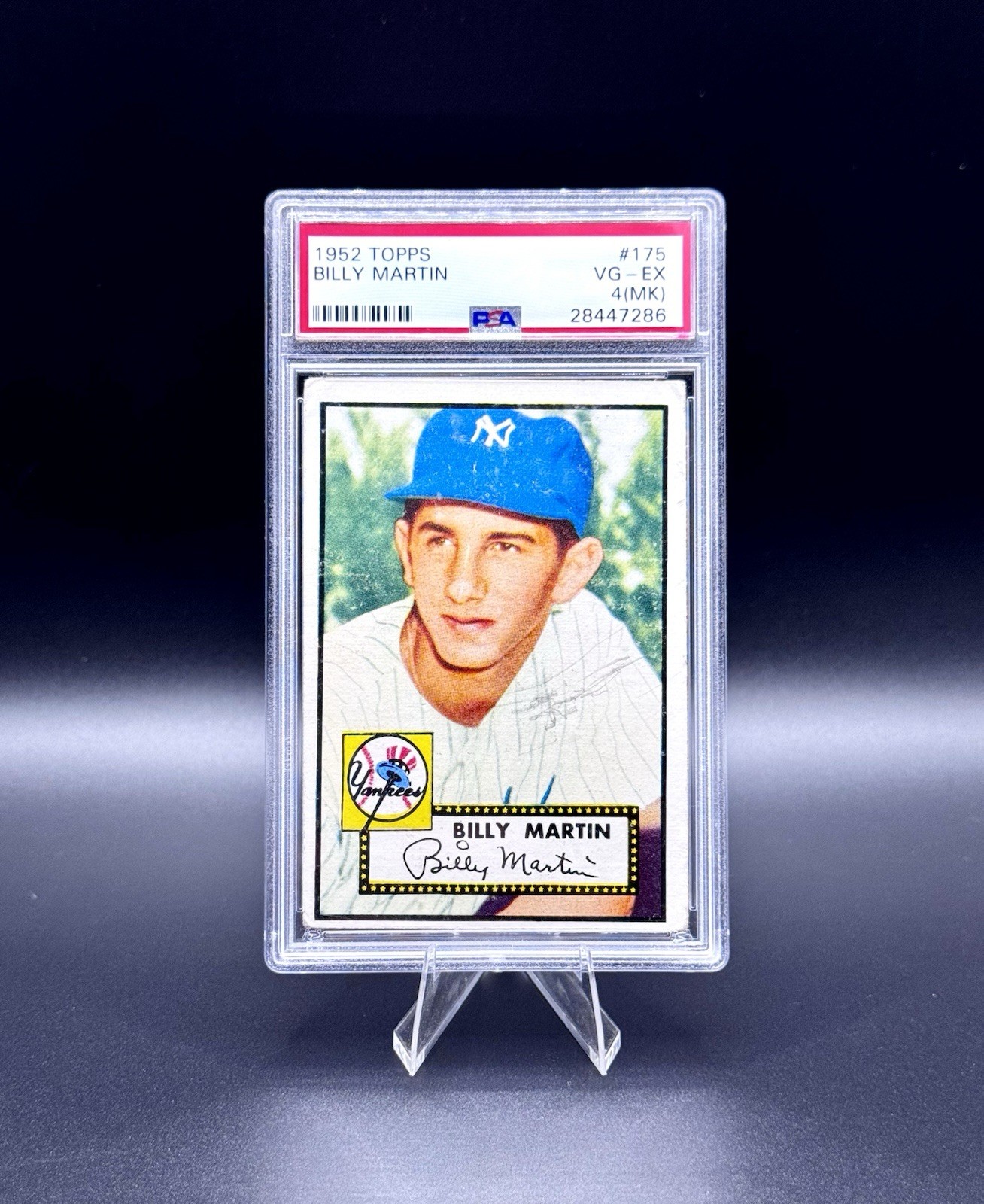 1952 Topps Billy Martin #175 PSA 4
