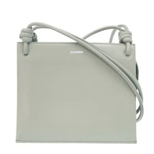 AUTHENTIC JIL SANDER SEA FOAM Leather green Shoulder Bag