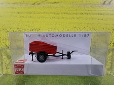 1:87 Busch 59970 Feuerwehranhänger ohne Beladung OVP / H01