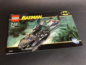 LEGO Set 7780 (Bat Boat Only) in perfect condition 2006 Bat Boat