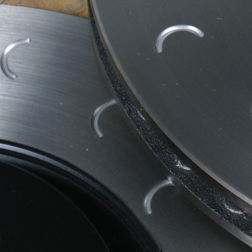 Rear Slotted Brake Discs to fit Mazda RX8 - Picture 11 of 11