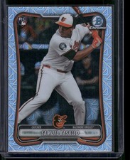 2026 Bowman #93 Samuel Basallo Chrome Mojo Refractors