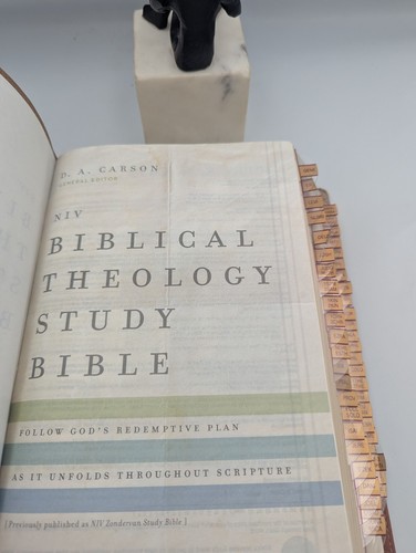 NIV Biblical Theology Study Bible : New International Version, Tan/Caramel, L... - Picture 6 of 10