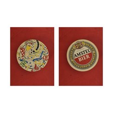 Amstel Hand Ring Brauerei Bierdeckel Beermat