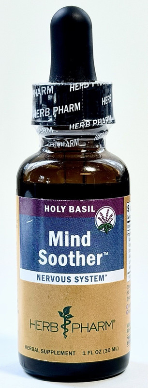 Herb Pharm Holy Basil Mind Soother Nervous System Drops 1 fl oz