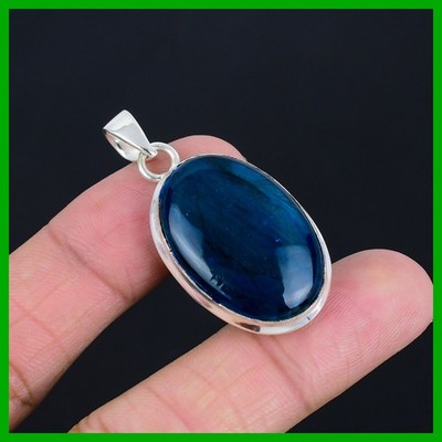Halloween Sale Sterling Silver Neon Flash Labradorite Stone Sisters Gift Pendant