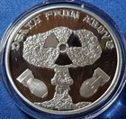 A Death From Above 1 oz Silver Round Anonymous Mint - Julie Lindquist - COA Box