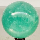 2180G Natural green fluorite Quartz Sphere Crystal Energy Ball Reiki Healing — photo 4