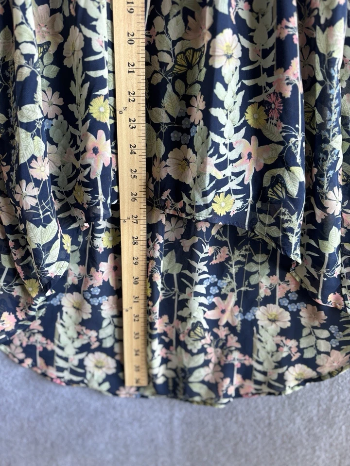 Vestido H&M Niña Juvenil Floral Acampanado Talla 13-14y Sin Mangas Multicolor NUEVO Foto 4 de 4