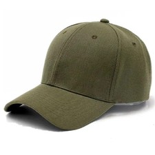 Plain Blank Solid Adjustable Baseball Cap Hat...