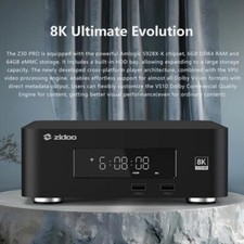 ZIDOO Z30 PRO 8K Music Player Built-in HDD Bay 6GB DDR 64GB EMMC WiFi Bluetooth