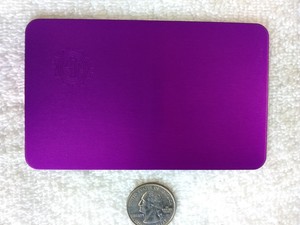 EIP Tesla Purple Plate 3x5" (original-best) Helps EMF Subtle Energy