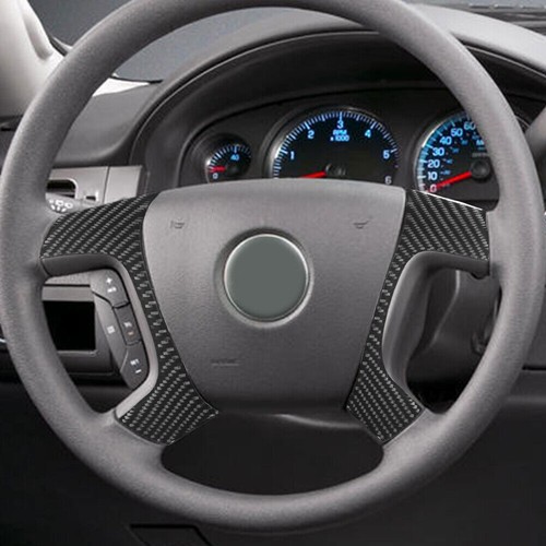 2Pcs Carbon Fiber Steering Wheel Cover Trim For Silverado/tahoe/Suburban 2007-14 - Picture 6 of 17