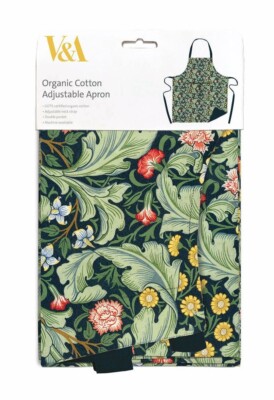 V & A Museum verstellbare Schürze aus Bio-Baumwolle William Morris Leicester