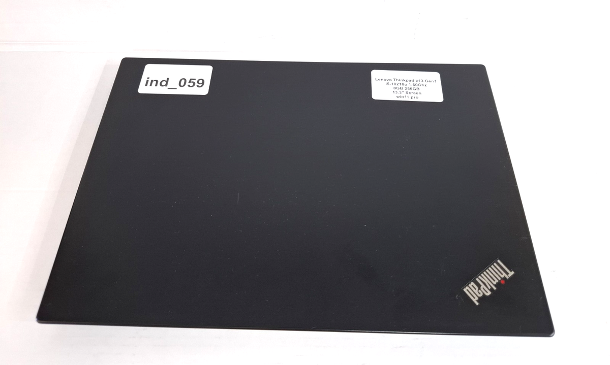 Lenovo ThinkPad X13 gen1 windows 11 Intel i5-10th gen 8GB 256GBSSD