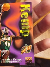 1997-98 Skybox Z-Force 40 ERROR CARD RARE STAMP ERR Shawn Kemp SONICS Only ONE!