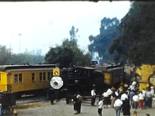 8mm Film 1950s Knott's Berry Farm Home Movie Indian Chief Wedding Cars Train