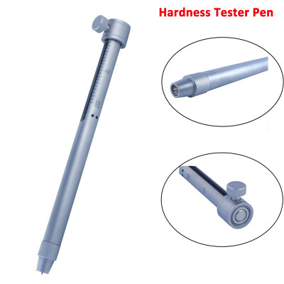 Pen Type Surface Hardness Meter Gauge with 0.75mm Test Head For Coatings Plastic